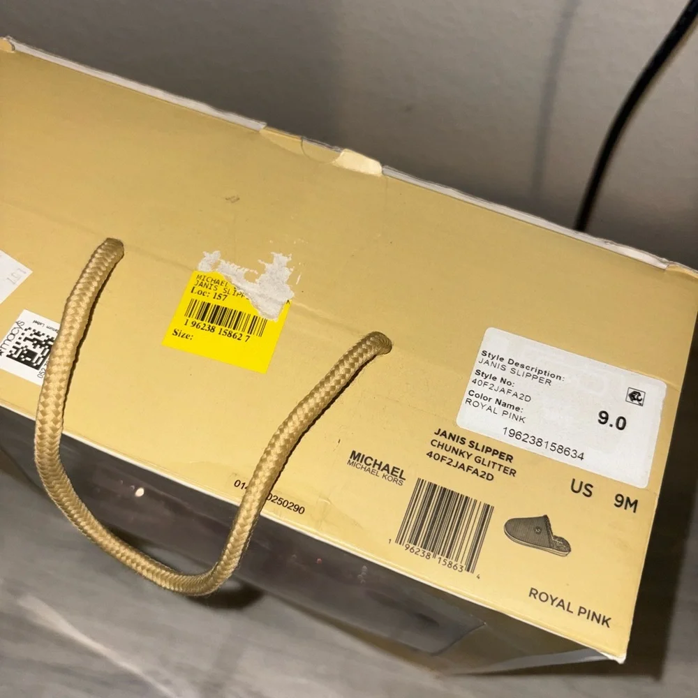 Michael Kors Rose Glitter Slippers - Picture 3 of 4